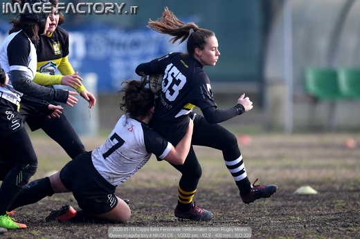 2020-01-19 Coppa Italia Femminile 1846 Amatori Union Rugby Milano